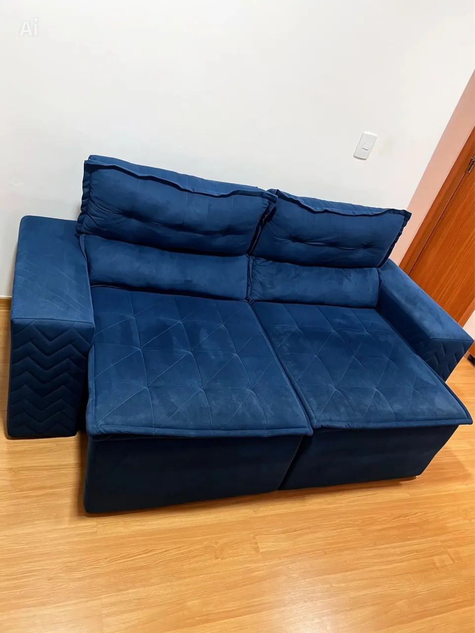 Sofá Retrátil e Reclinável 3 lugares - Foto 3