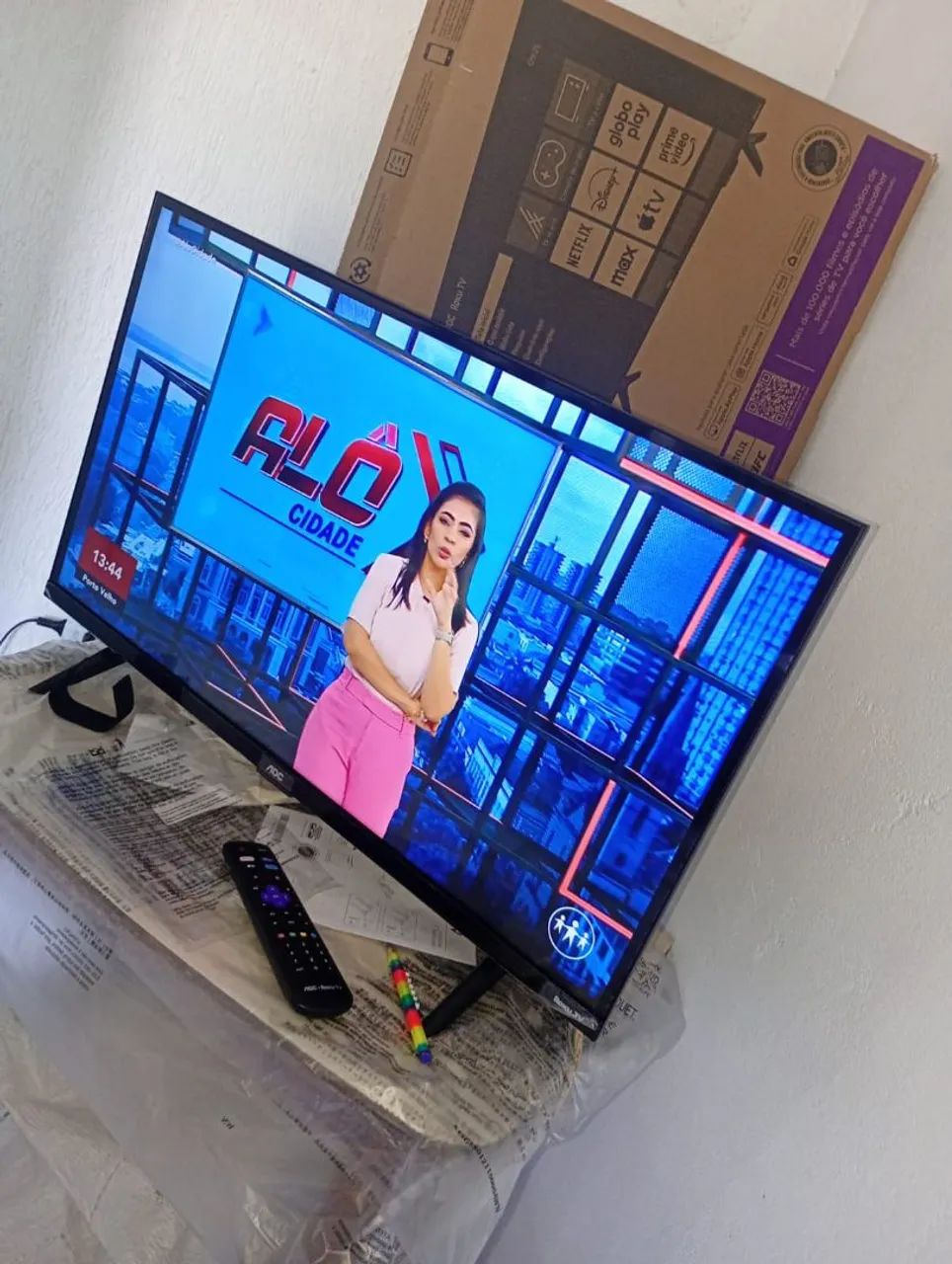 Televisão AOC 32 polegadas com sistema Roku - Foto 5