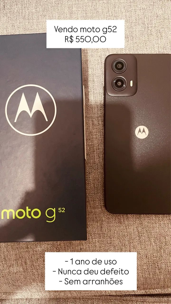 Moto G52 SemiNovo
