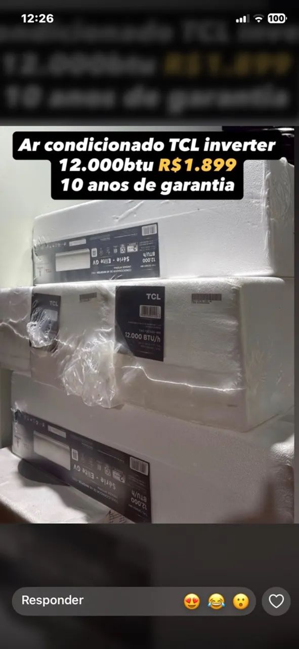 Ar condicionado com garantia 