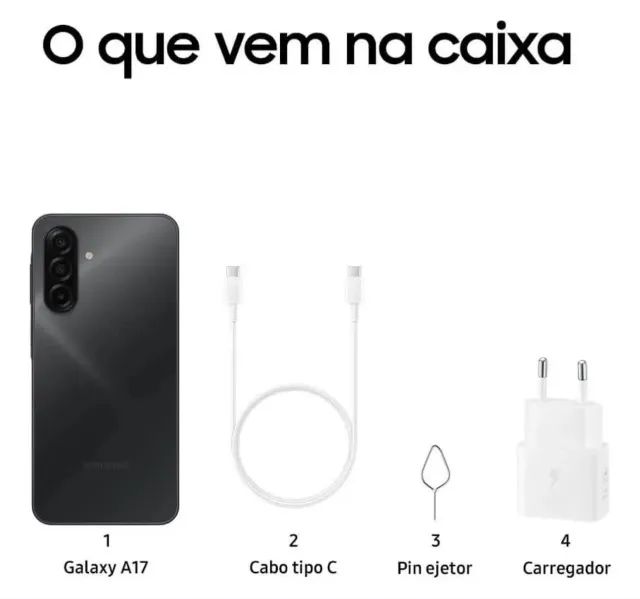 Samsung A17 preto - Foto 3
