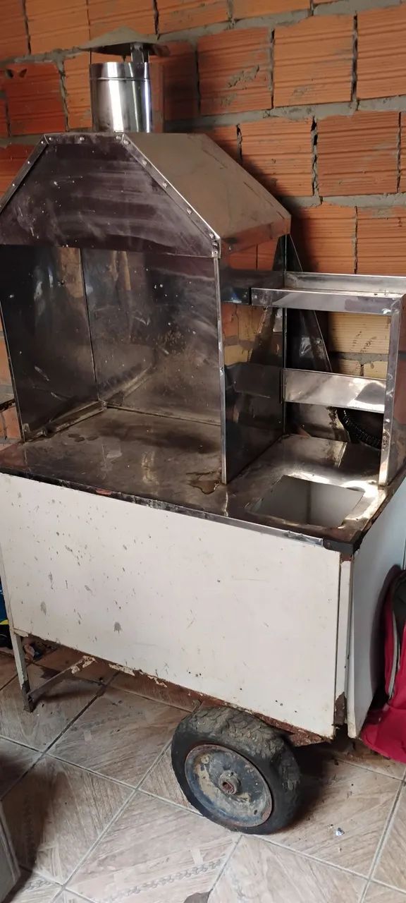 Carrinho de lanche usado 