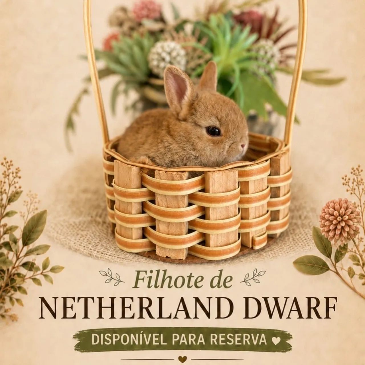 Mini Coelhos Netherland - Foto 3