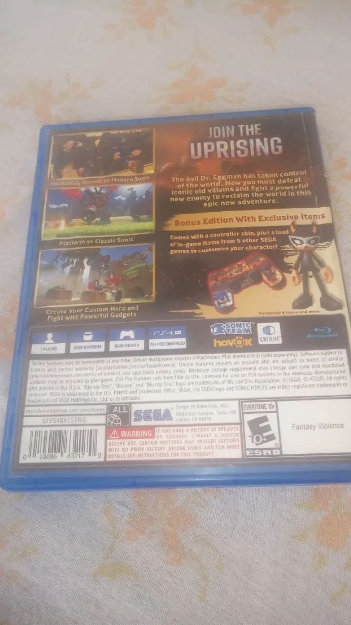 SONIC FORCES PS4 USADO - Foto 2