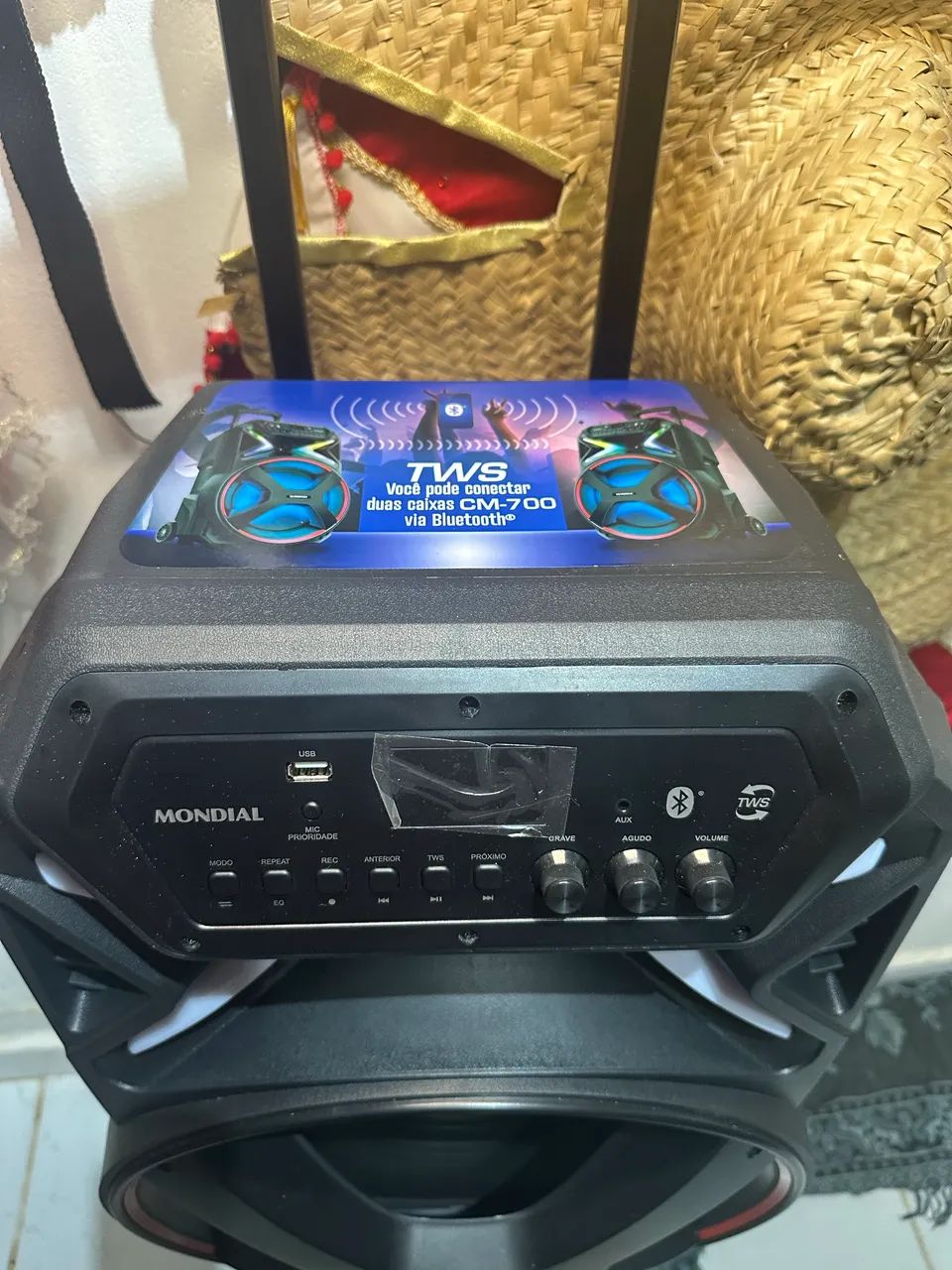 Caixa de som MONDIAL 700W! R$700 - Foto 5