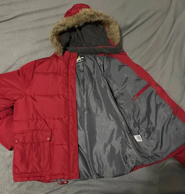 Jaqueta Puffer Vermelha Athletech Feminina - Foto 3