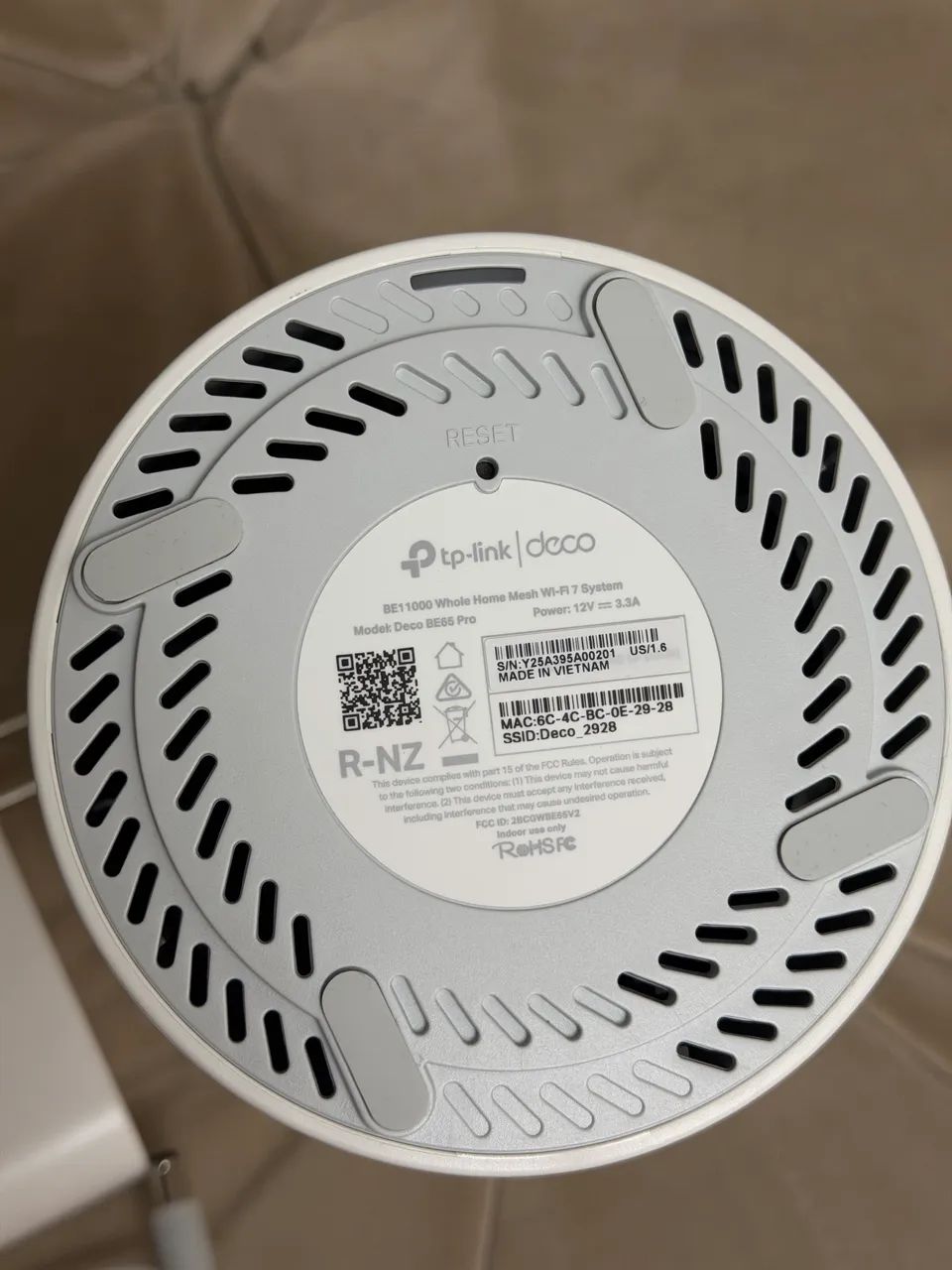 TP-Link Deco BE65 Pro Wi-Fi 7 Mesh - Novo - Foto 4