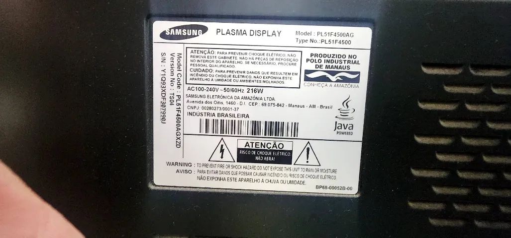 TV Samsung Plasma 51" (modelo PL51F4500) - Foto 3