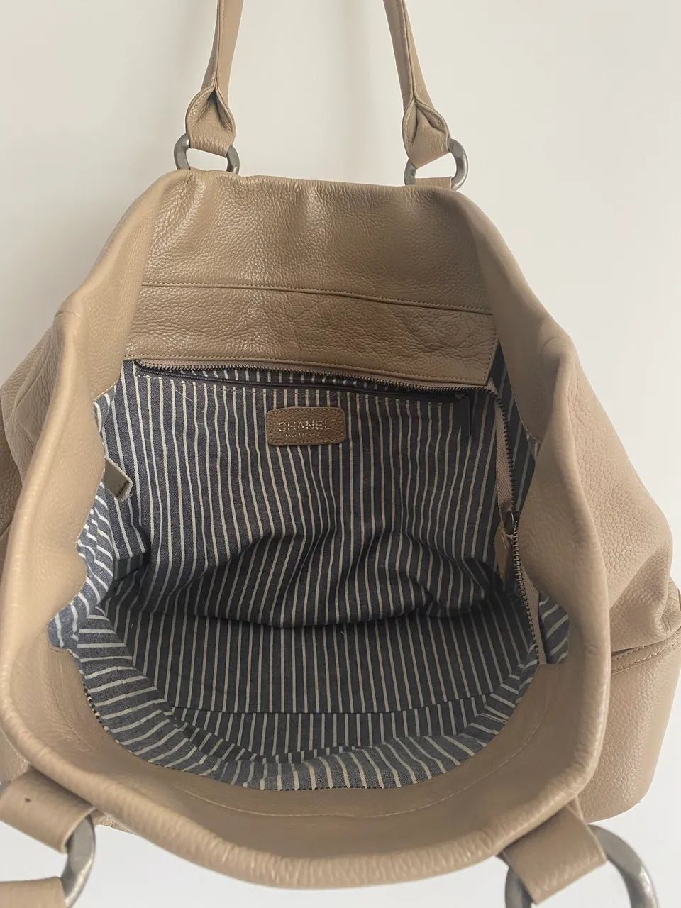 Bolsa Chanel Bege Nude