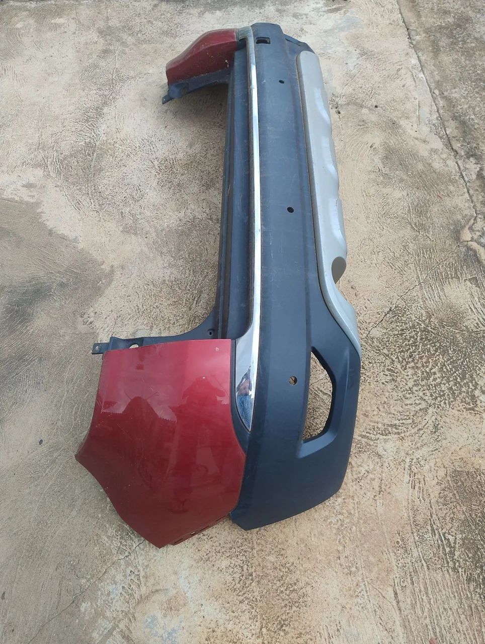 Para choque traseiro captur 