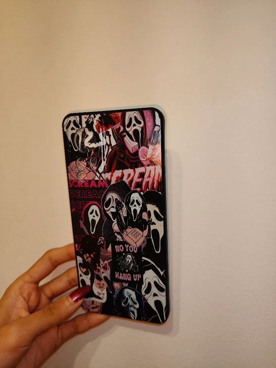 Capa de celular personalizada Ghostface