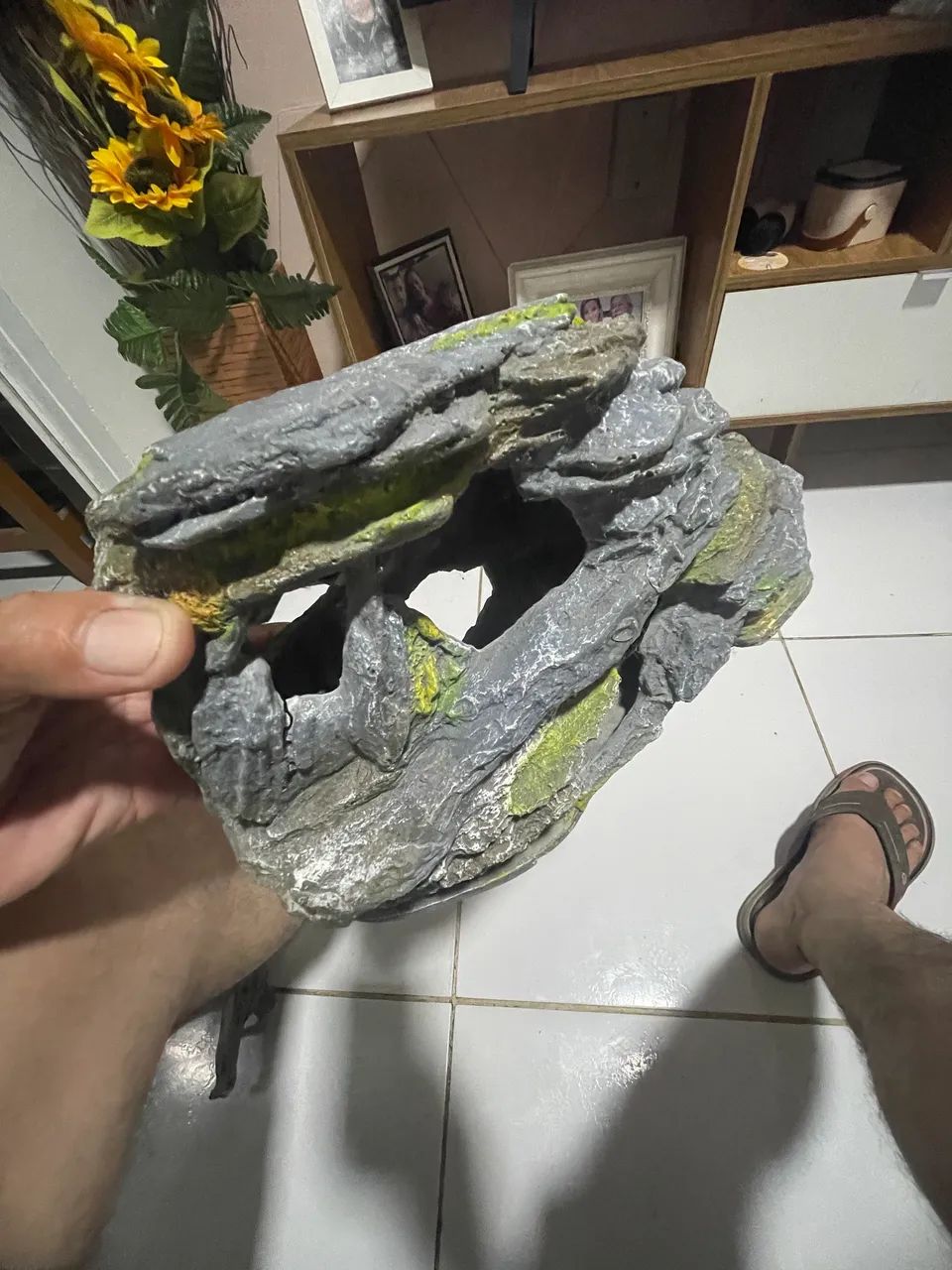 Enfeite para aquário em resina