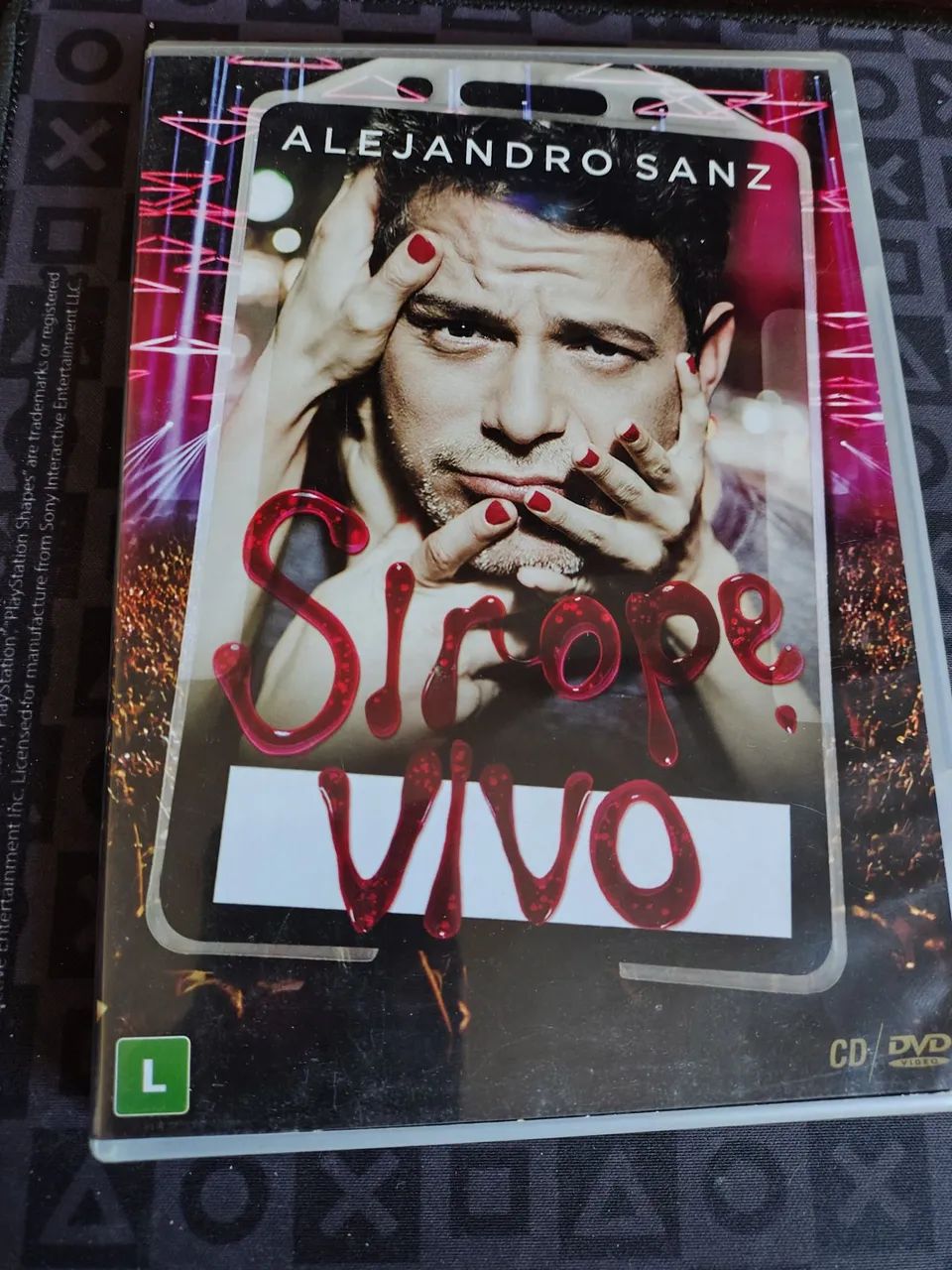 Alejandro Sanz Sirope Vivo DVD e CD 