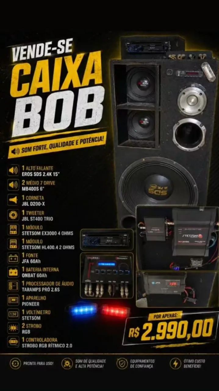 Caixa de som (Bob)
