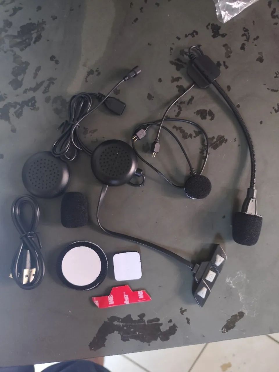 Headset bluetooth slin para capacete - Foto 3