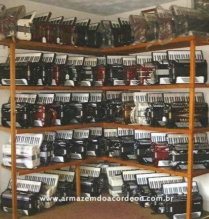 Acordeon sanfona 48, 60, 80 e 120 baixos novas e usadas - Foto 5