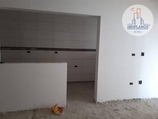 Apartamento com 2 dormitórios à venda, 95 m² por r$ 399.000,00 - canto do forte - praia gr - Foto 13