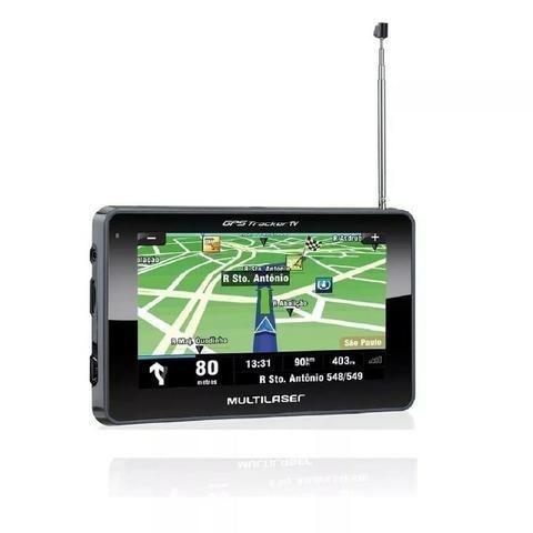 Aparelho Gps Multilaser Tracker Tela 4.3 Pol. Preto com tv na caixa