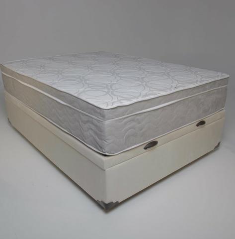 Conjunto Box baú casal + colchão de molas ensacadas só 1299,00!!!