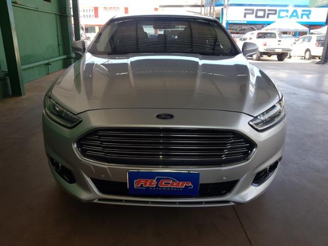 Ford fusion titanium awd 4x4 automatico 2014/2015 prata completo + teto-solar - Foto 2
