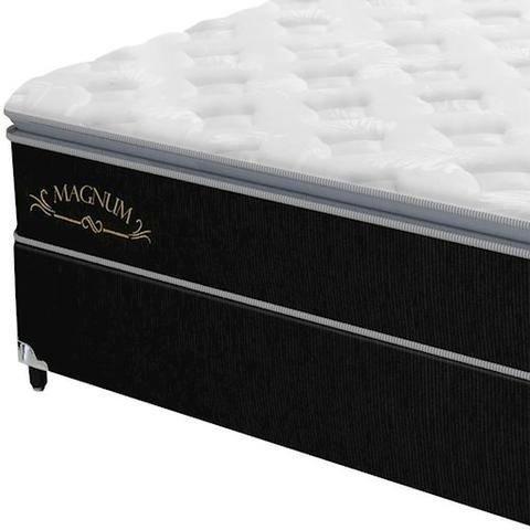 Cama Box Queen Size Box + Colchão Plumatex Molas