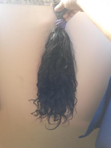 50 cm cabelo humano liso ondulado 100 gramas