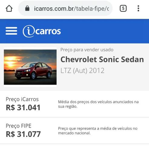Sonic LTZ 2012 Flex automático + GNV injetável - Foto 11