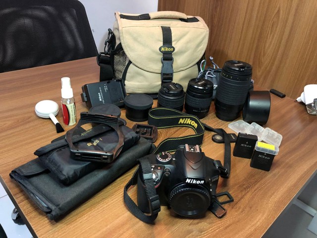 Câmera Profissional D3200 Nikon 