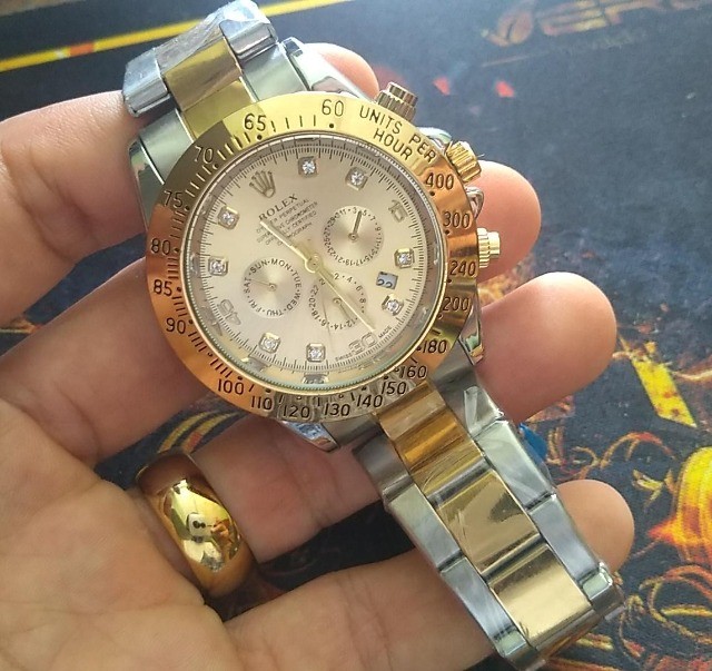 rolex daytona dourado