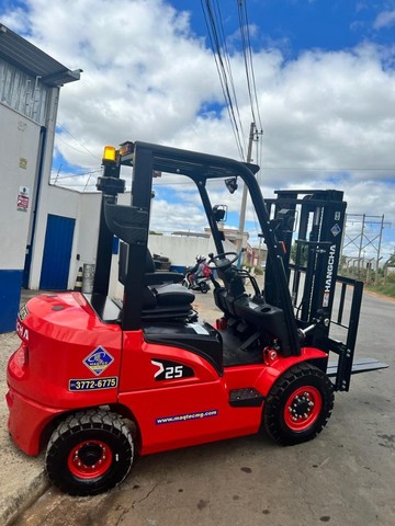 Empilhadeira Hangcha XR25 Nova|2022| Diesel| Torre Duplex - Foto 3