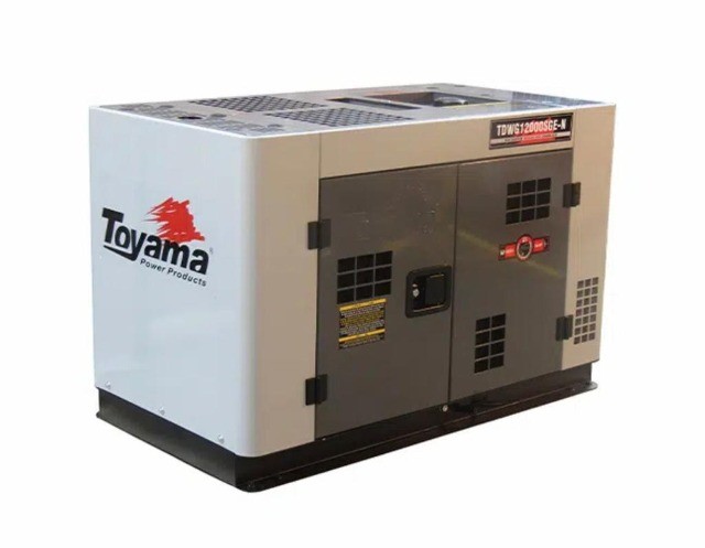 Gerador de Energia Diesel 10 kva Monofásico 110/220V Toyama TDWG sge-N12000   Silenciado - Foto 2