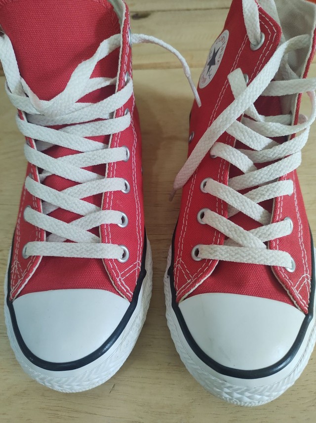 Tênis AS Core OX Vermelho Converse All Star - 114004 - cloviscalcados