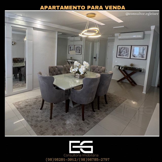 Lindo apartamento para venda, vista panorâmica do mar ,217m², 4 quartos na Península - São - Foto 5
