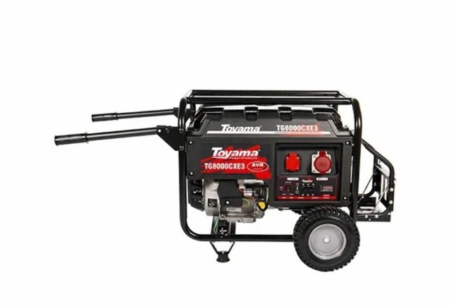Gerador de Energia Gasolina 8.75 KVA Trifásico 380V Toyama TG8000CXE3-XP Part Elética  - Foto 2