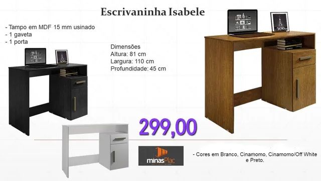 Escrivaninha Isabele- ENTREGA HOJEEE!! 