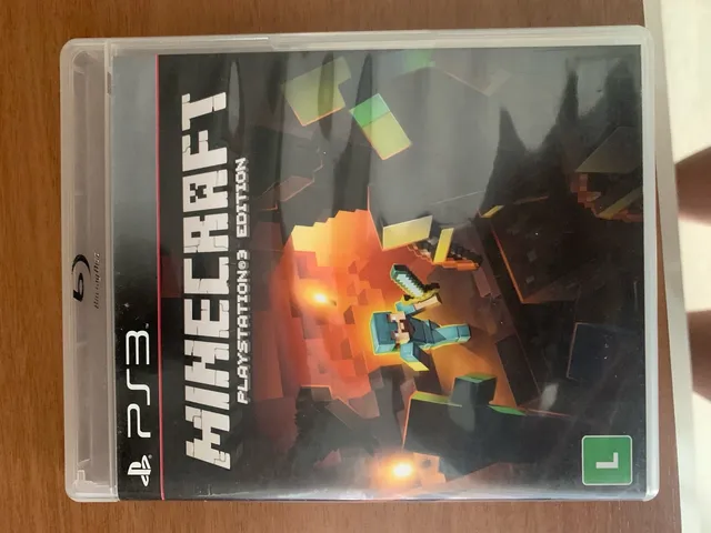 Minecraft, jogo original para ps3 mídia física em ótimo estado