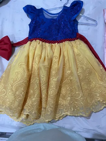 Vestido Formatura Abc Azul - Jardineira Meninas 6 Meses a 10 Anos