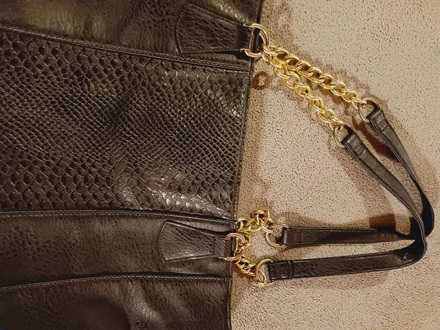 Bolsa preta sintético usada M - Foto 3
