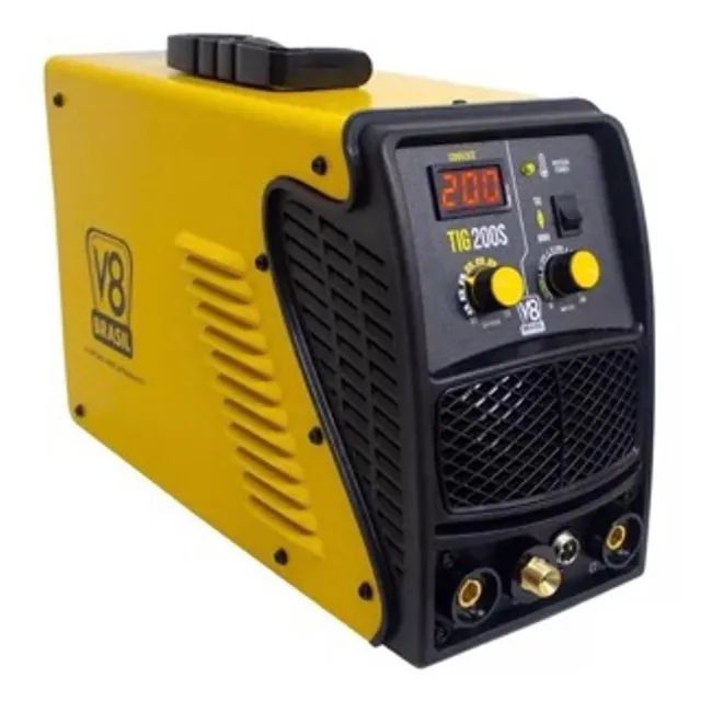 Máquina De Solda Inversora 200a Tig Mma 200s V8 Brasil -220v - Foto 2