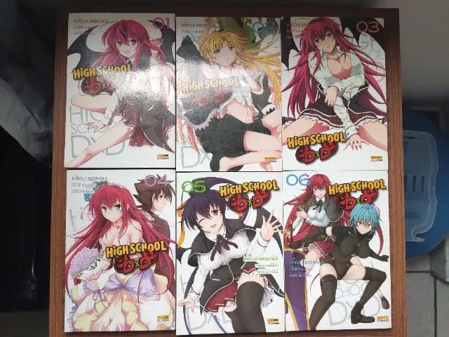 coleção de mangás high School DxD 1 ao 11 venda avulsa