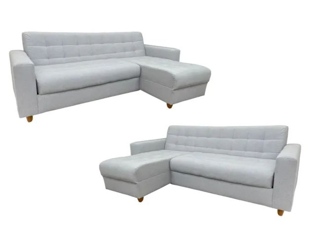 SOFÁ COM CHAISE SUPER DESIGN CONFIRA!! LO625 - Foto 5