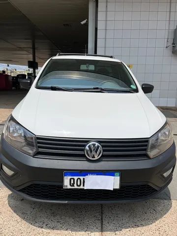 VW - Volkswagen Saveiro Cross 1.6 16v C.D. Prata 2021 - Dourados