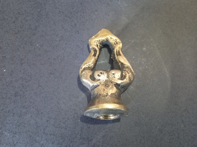 Gancho argola em bronze com rosca p corrente canopla Pendente - Foto 4
