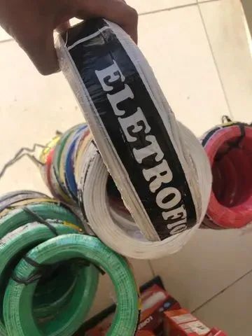 Cabo Fio flexivel 2,5 Eletrofio Rolo 100 MT