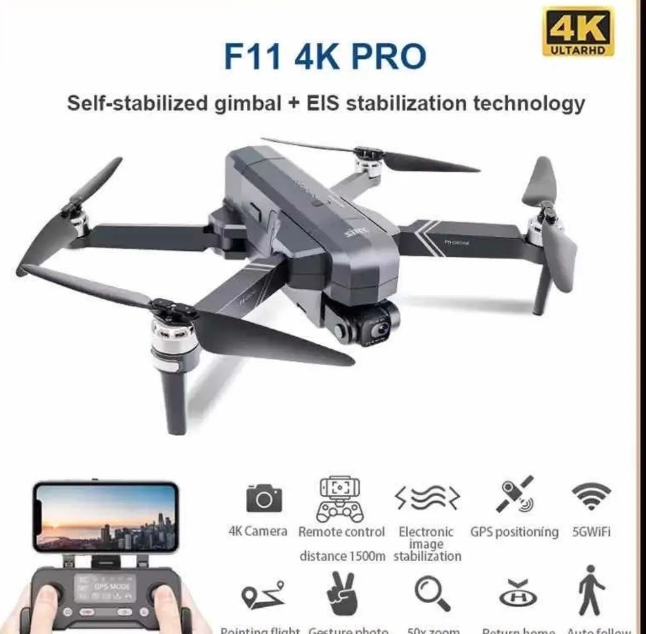 Drone com 3 velocidades de voo - Foto 4