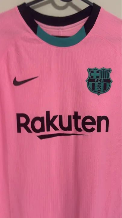 Camisa de Futebol Barcelona - Rakuten - Pink