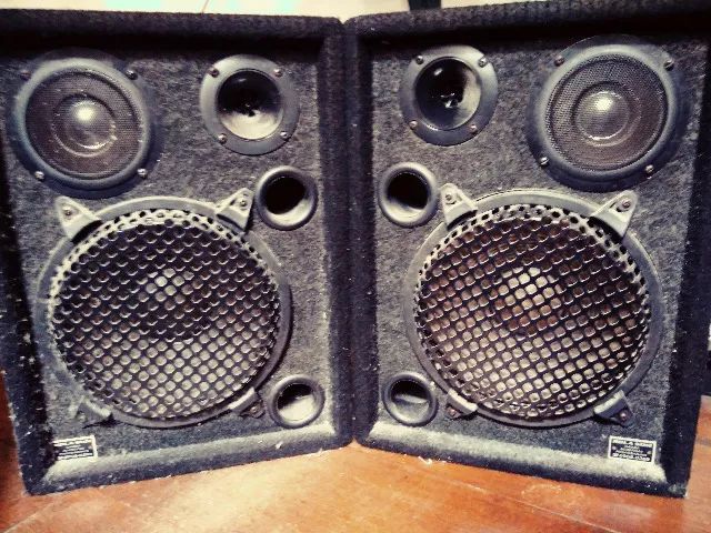Par de caixas de som passivas, alto-falantes de 10 polegadas, 3 vias, 7 OMS, 300W Rms. - Foto 4