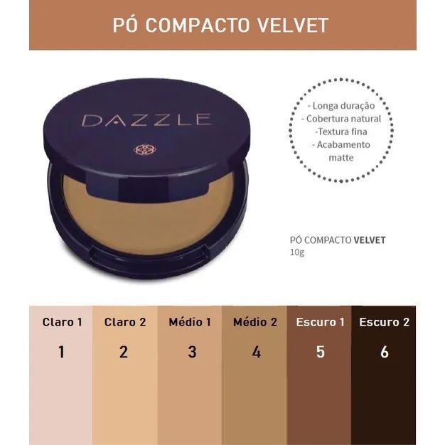 Pó Facial Compacto Velvet Dazzle