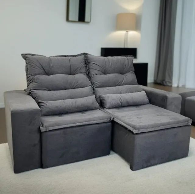 Pré Black Friday! Sofá Retrátil e Reclinável 400 190cm  - Tempo limitado.