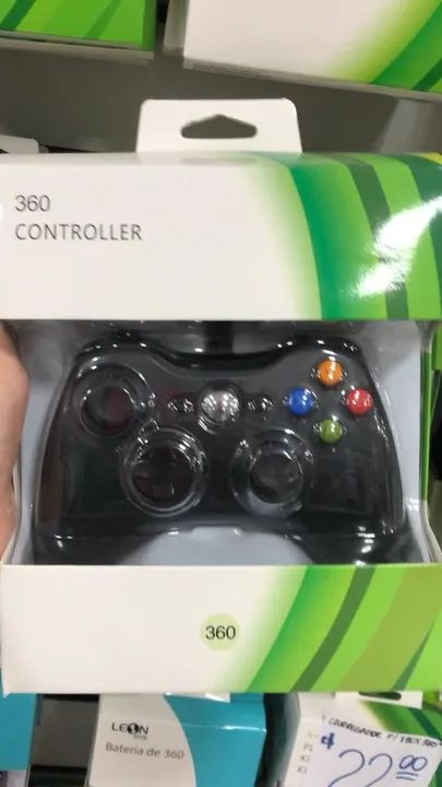 Controle Xbox 360 Com Cabo 
